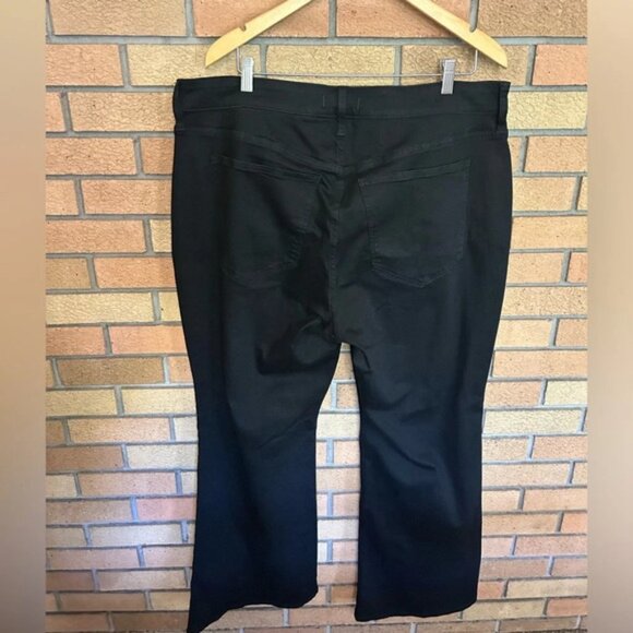 Madewell Black Curvy Skinny Flare Jeans Size 22W Plus Size NWOT - Picture 3 of 5